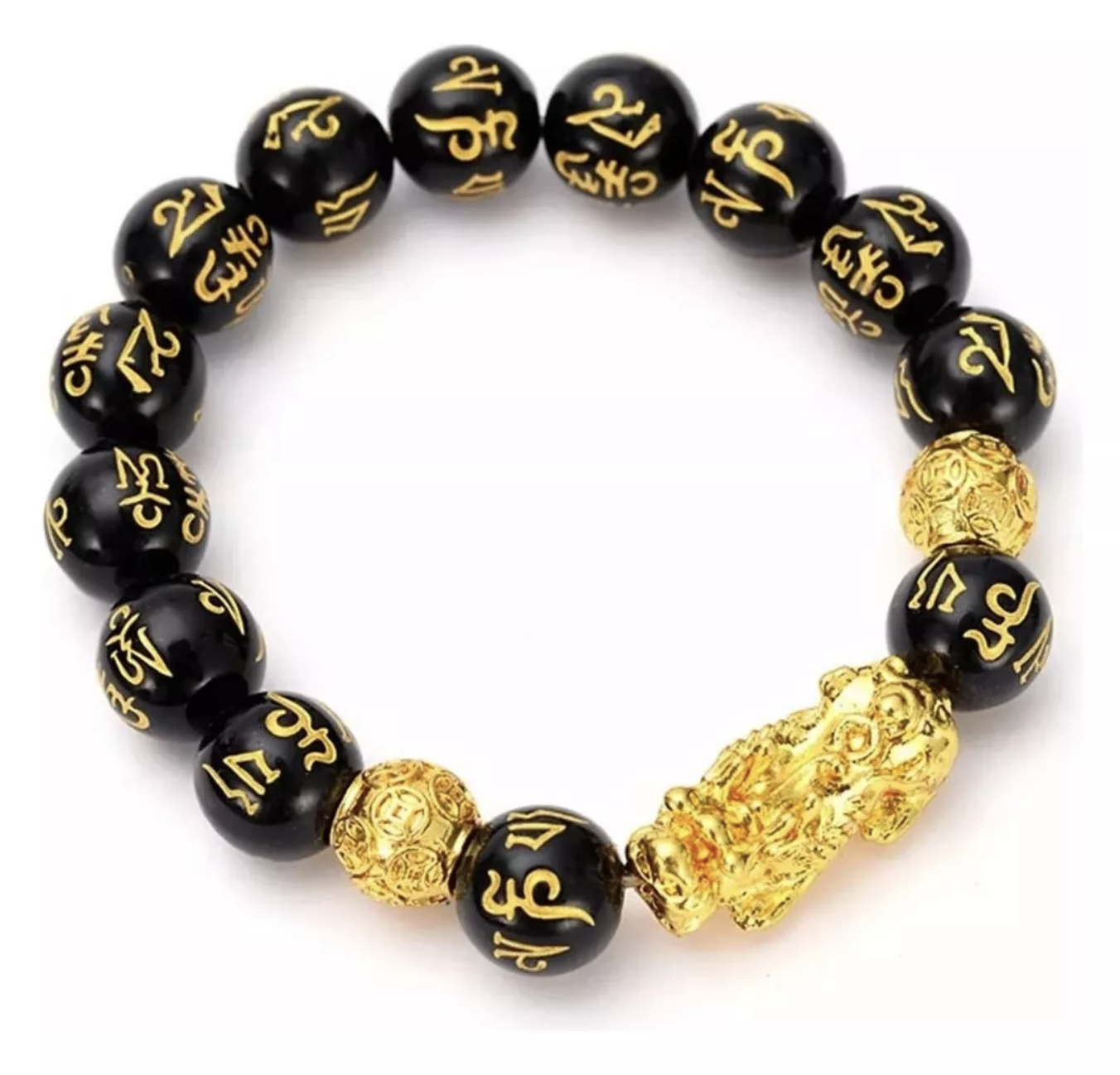 Miniatura 2 de Pulsera Feng Shui  Obsidiana